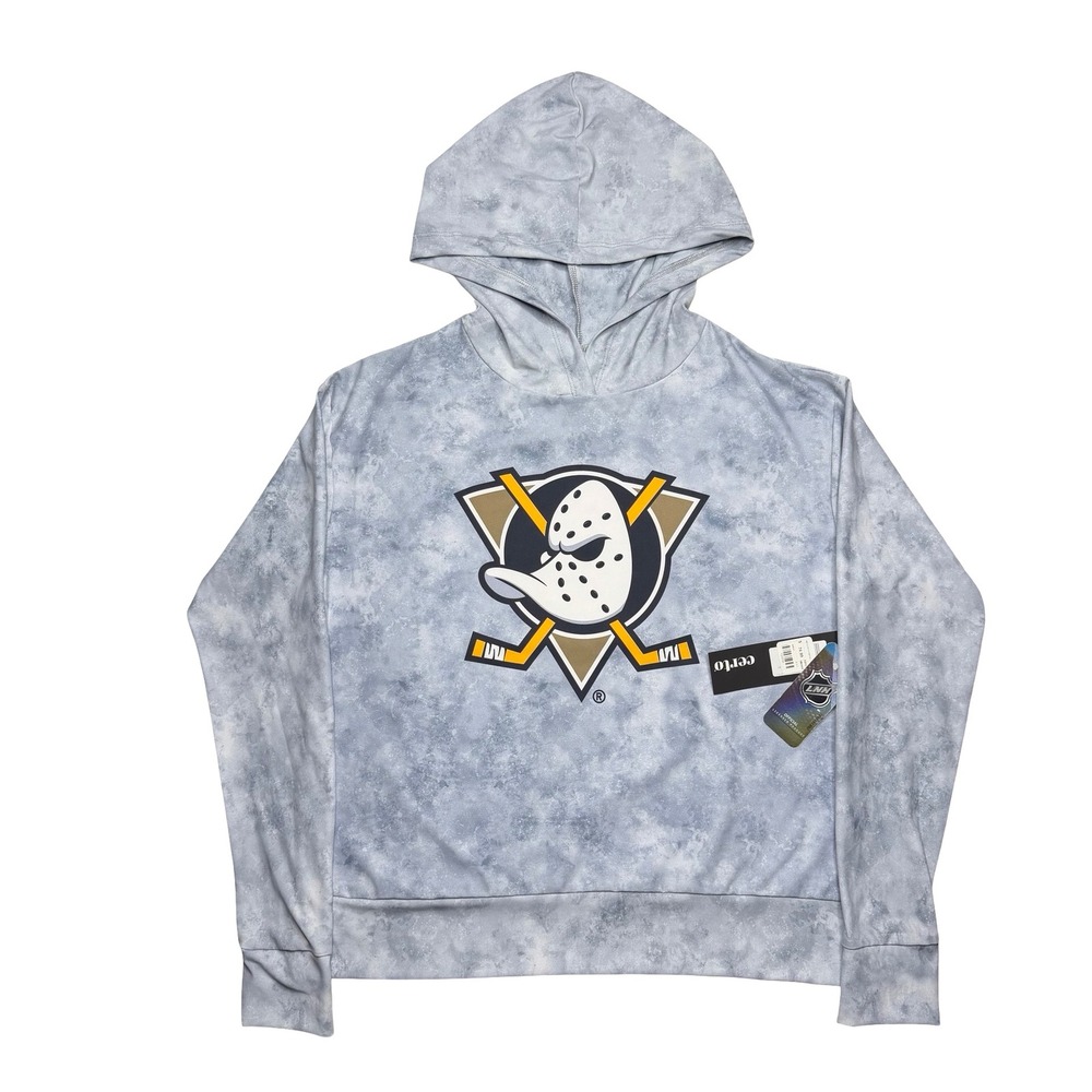 Anaheim Mighty Ducks - Certo hockey cloudy hoody‎ MEDIUM